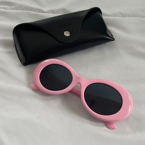 SHEIN Pink Clout Sunglasses